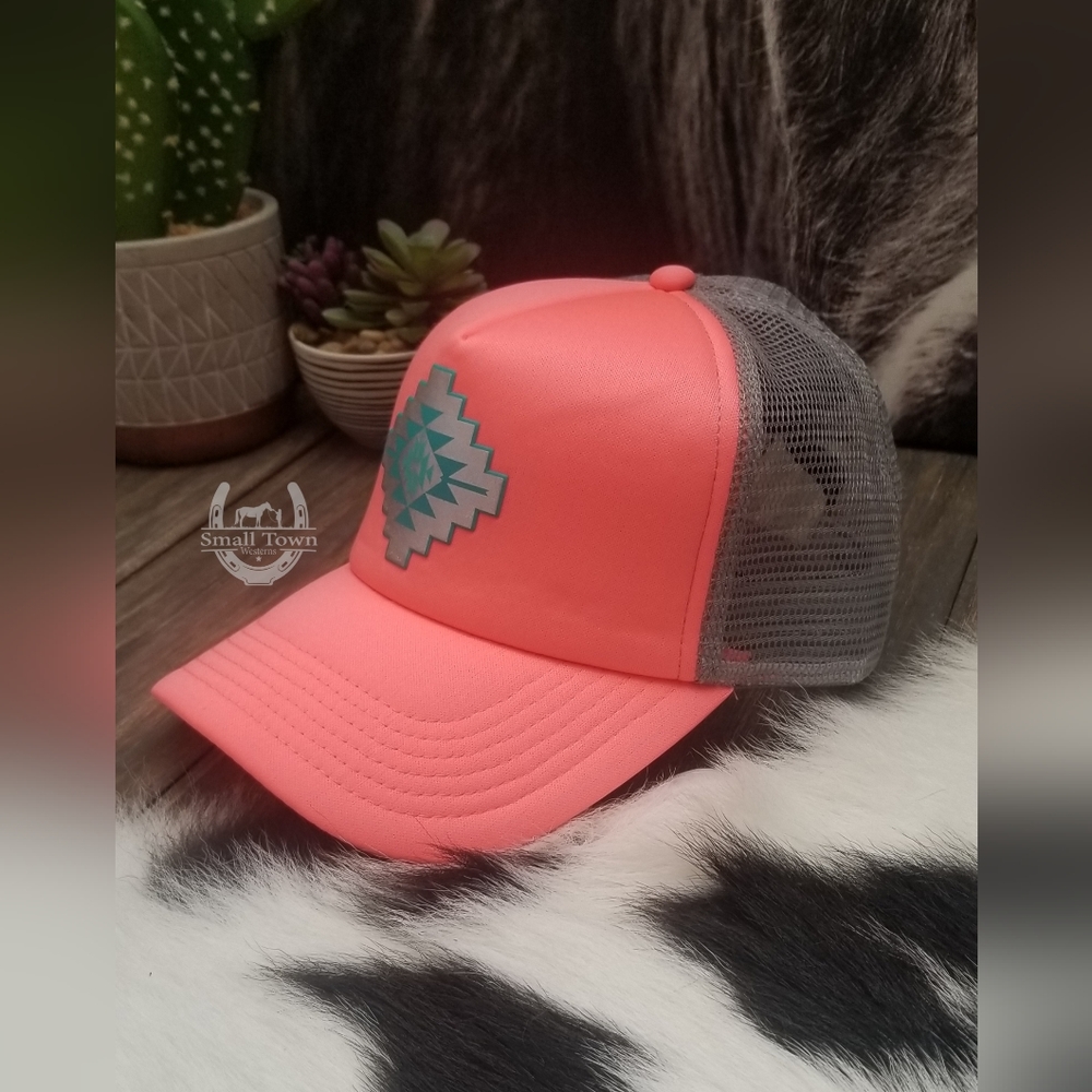 Aztec Pop Cross Snap Cap